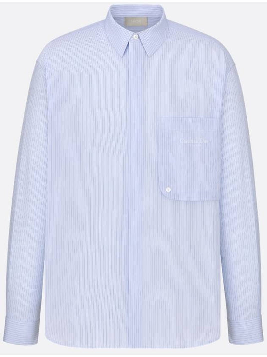 Christian long sleeve shirt 443C556A5656 070 LIGHTBLUE - DIOR - BALAAN 2