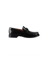 Gancini Ornament Loafer Black - SALVATORE FERRAGAMO - BALAAN 1