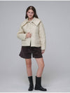 Big Collar Quilted Jacket Butter - OPENING SUNSHINE - BALAAN 3