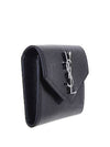 Cassandre Envelope Half Wallet Black - SAINT LAURENT - BALAAN 4