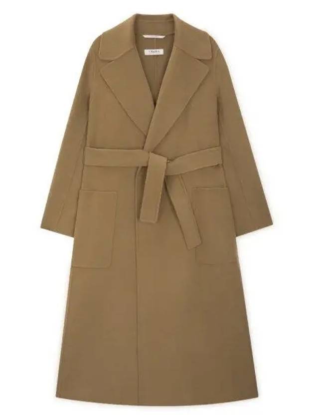 Paolore Virgin Wool Single Coat Camel - MAX MARA - BALAAN 2