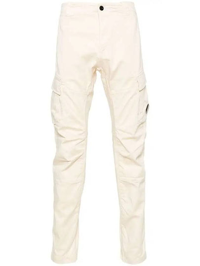 Stretch Sateen Ergonomic Lens Cargo Straight Pants Beige - CP COMPANY - BALAAN 2