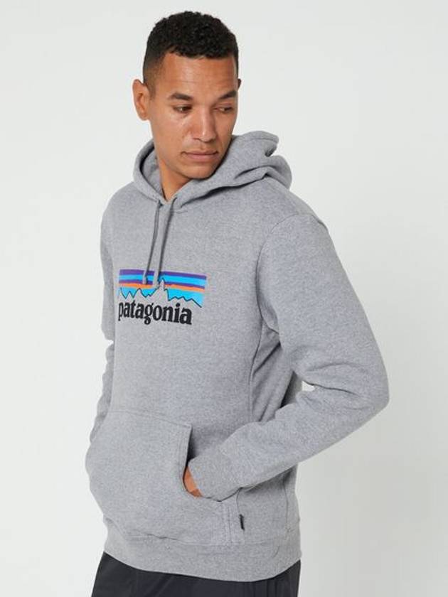 P 6 Logo Uprisal Hoodie Grey - PATAGONIA - BALAAN 5