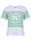 Striped Logo Short Sleeve T-Shirt MW3ME187BLU - P_LABEL - BALAAN 6
