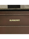 New Peyton Check Canvas Strap Clutch Bag Brown - BURBERRY - BALAAN 9