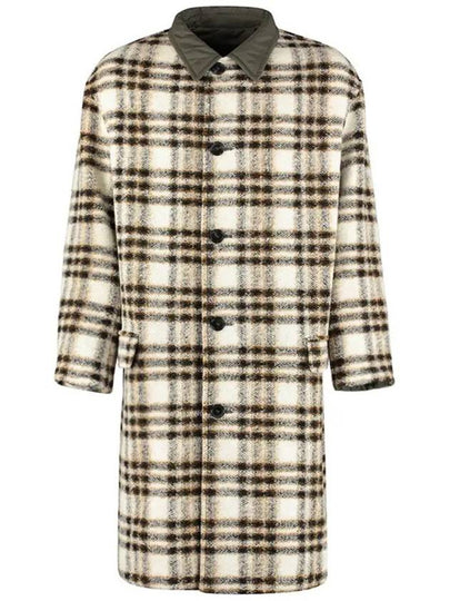 Men's Kinston Check Reversible Single Coat Ivory - ISABEL MARANT - BALAAN 2