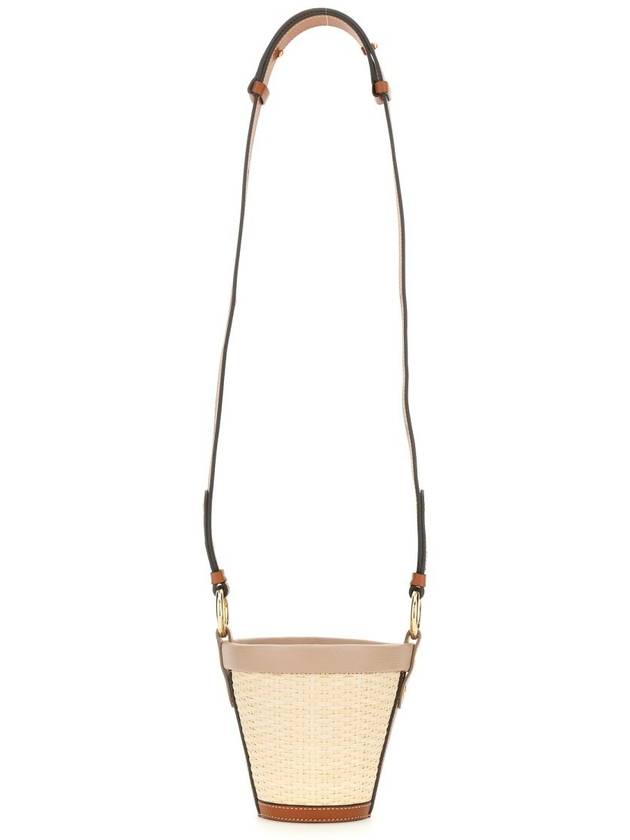 Woven Raffia Cross Bag Beige - MAISON MARGIELA - BALAAN 4