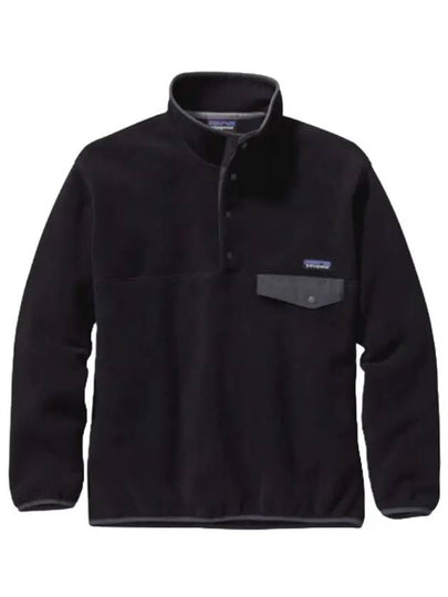 Synchilla Snap T Fleece Pullover Jacket Black - PATAGONIA - BALAAN 2