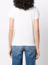 Bird Logo Cotton Short Sleeve T-Shirt White - PINKO - BALAAN 5