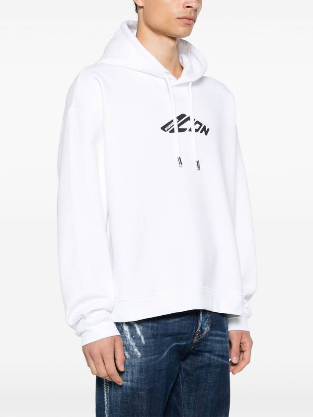 D2 logo-print hoodie - DSQUARED2 - BALAAN 3