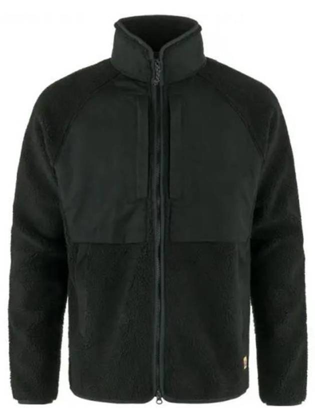 Vardag Pile Zip-Up Jacket Black - FJALL RAVEN - BALAAN 2