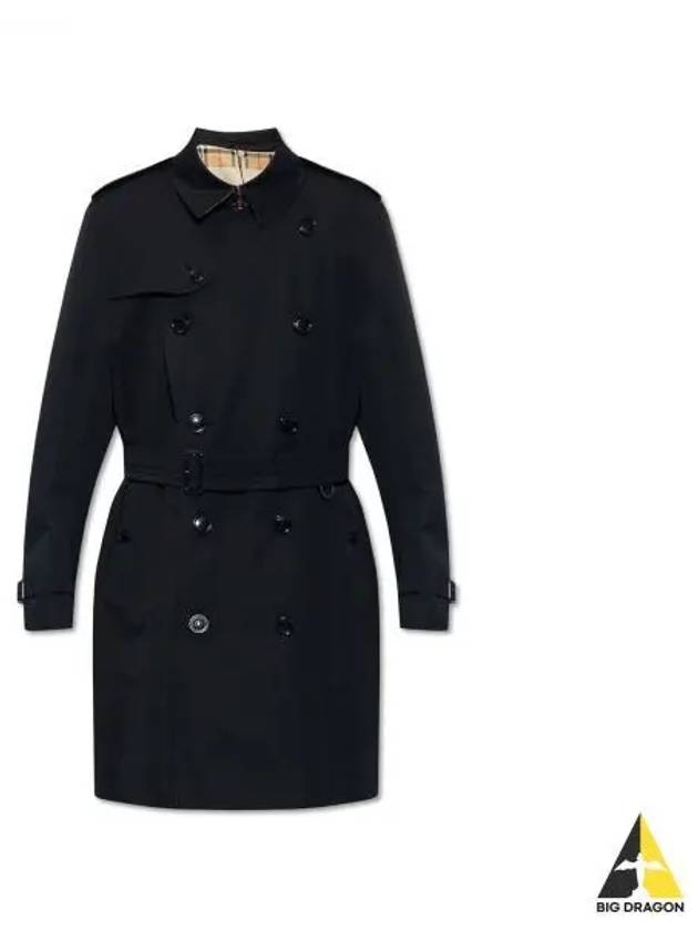 Kensington Heritage Trench Coat Black - BURBERRY - BALAAN 2