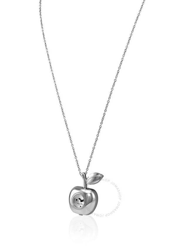 Marc Jacobs Quartz Silver Dial The Bauble Apple Pendant Ladies Necklace Watch MJ0120179307 - MARC JACOBS - BALAAN 2