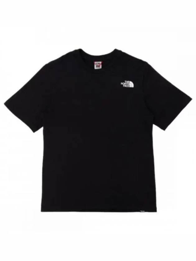 Women's Relaxed Red Box Cotton Short Sleeve T-Shirt Black - THE NORTH FACE - BALAAN 2