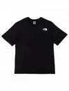 Women's Relaxed Red Box Cotton Short Sleeve T-Shirt Black - THE NORTH FACE - BALAAN 1