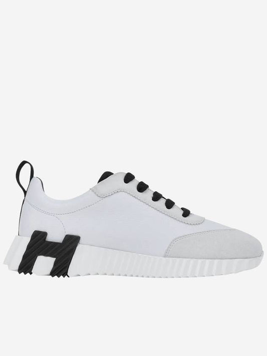 Bouncing Low Top Sneakers Blanc Noir - HERMES - BALAAN 2