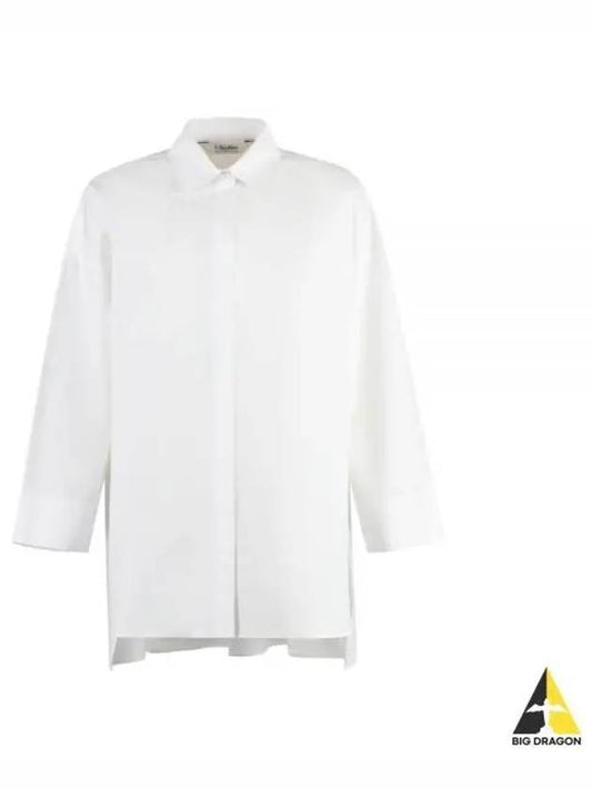 TEA 19191013 001 19191013600 Thea Cotton Shirt - MAX MARA - BALAAN 1