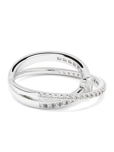 Hyperbola Ring Silver - SWAROVSKI - BALAAN 1