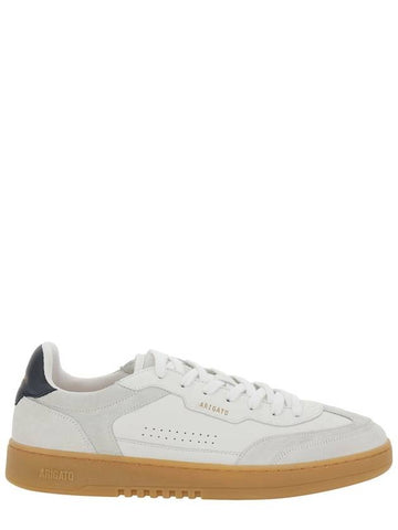 'Dice T-Toe' White Low Top Sneakers With Logo Patch On The Tongue And Logo Lettering On The Rear In Leather Man - AXEL ARIGATO - BALAAN 1