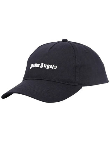 23SS Classic Logo Ball Cap Black PMLB052S22FAB001 1072 - PALM ANGELS - BALAAN 1