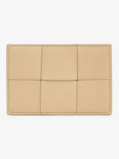 Intrecciato Leather Card Wallet Porridge - BOTTEGA VENETA - BALAAN 2