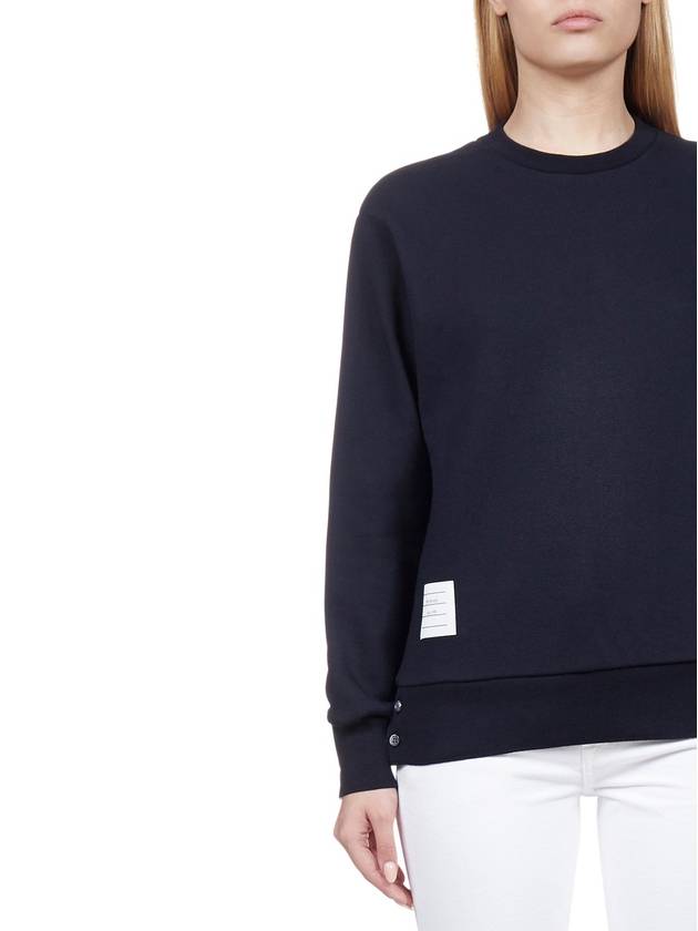 Center Back RWB Stripe Classic Loopback Crewneck Sweatshirt Navy - THOM BROWNE - BALAAN 5