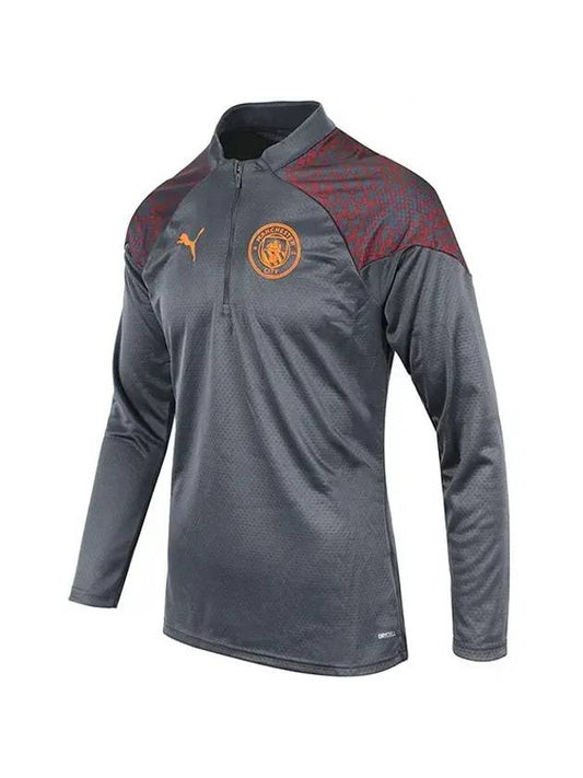 Manchester City Training Long Sleeve T-Shirt Gray - PUMA - BALAAN 1