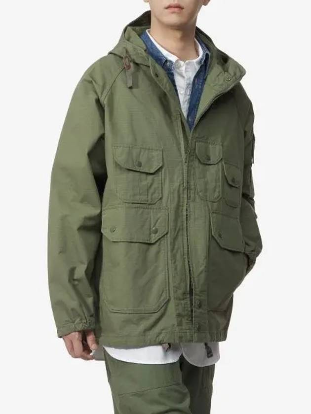 Cotton Ripstop Atlantic Parka Olive OR205CT010 - ENGINEERED GARMENTS - BALAAN 1