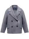 Cape short coat gray CAPE 002 - MAX MARA - BALAAN 2