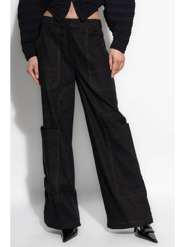 Cult Gaia Pants Wynn, Women's, Black - CULT GAIA - BALAAN 3