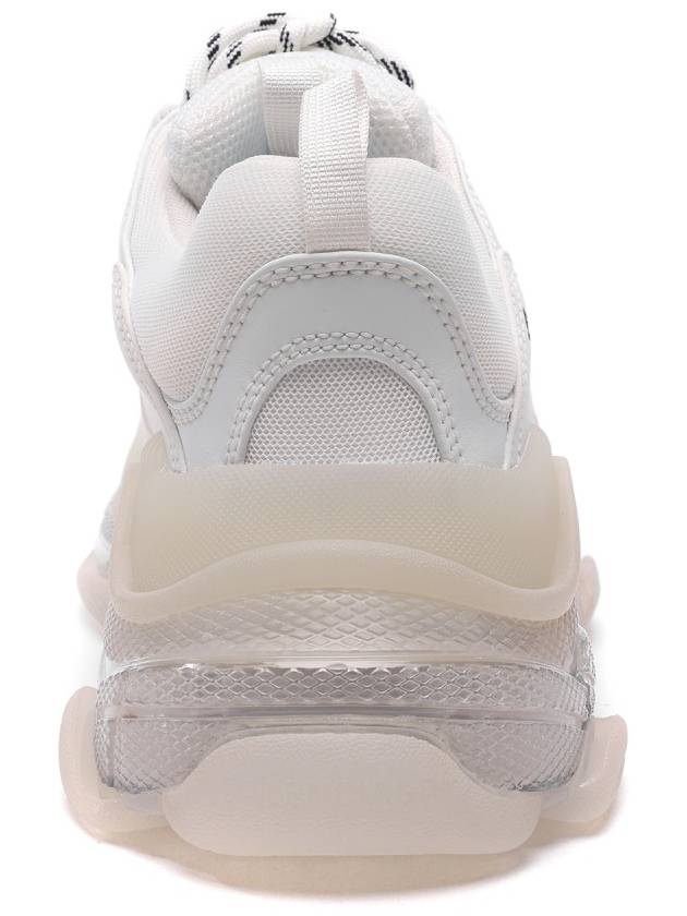 Triple S Clear Sole Low Top Sneakers White - BALENCIAGA - BALAAN 5