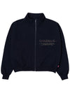 Men's Print Zip-up Jacket Navy - STOCKHOLM SYNDROME - BALAAN 3