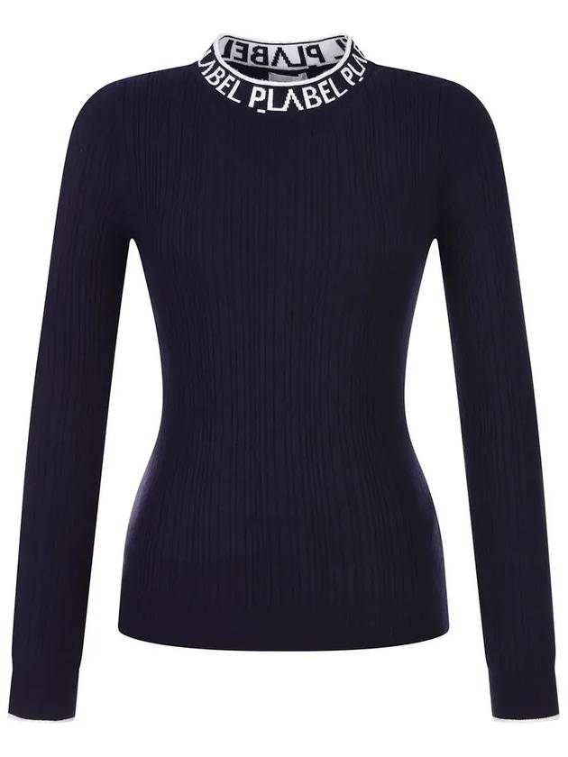 Logo neck ribbed knit MK3WP350 - P_LABEL - BALAAN 10