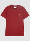 Fox Head Patch Regular Short Sleeve T-Shirt Brick Red - MAISON KITSUNE - BALAAN 3