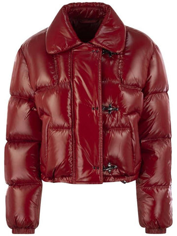 3-hook cropped down jacket - FAY - BALAAN 1