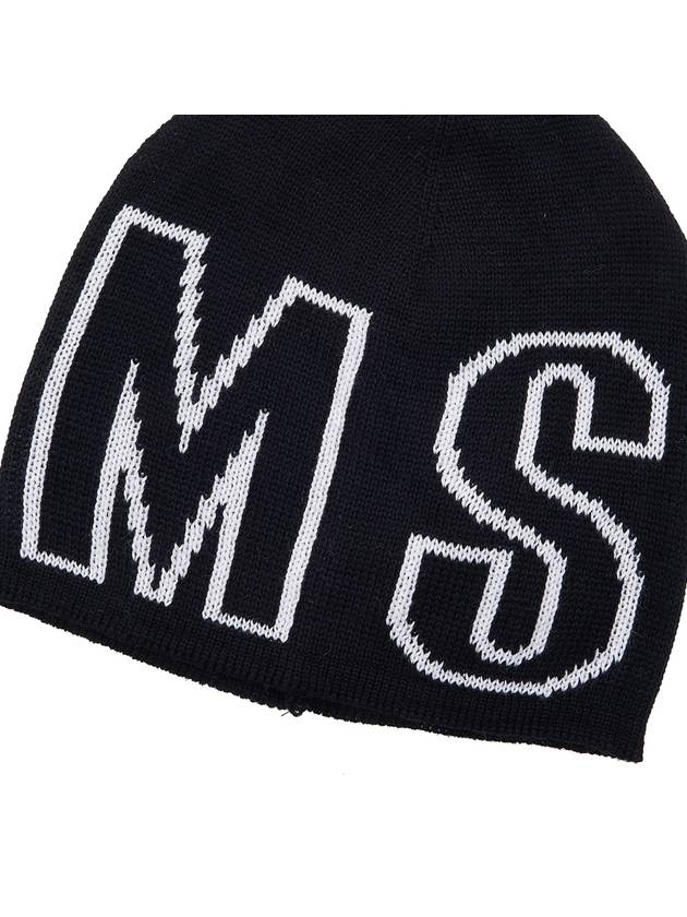 Logo Beanie Black - MSGM - BALAAN 7