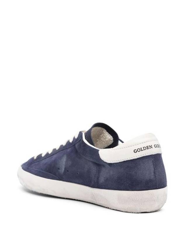 Superstar Suede Low Top Sneakers Navy - GOLDEN GOOSE - BALAAN 5