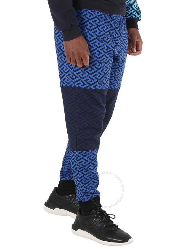 La Greca Pattern Track Pants Blue - VERSACE - BALAAN 3