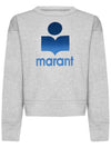 Mobily Big Logo Sweatshirt Grey - ISABEL MARANT - BALAAN 2