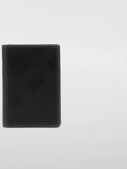 Check 2 Fold Card Wallet Black - BURBERRY - BALAAN 2