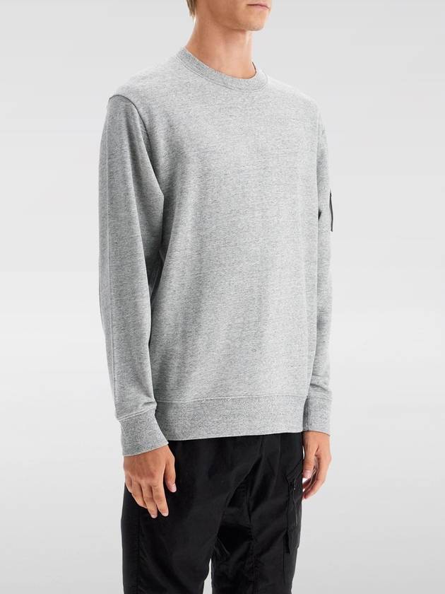 Diagonal Raised Fleece Lens Sweatshirt Grey - CP COMPANY - BALAAN 2