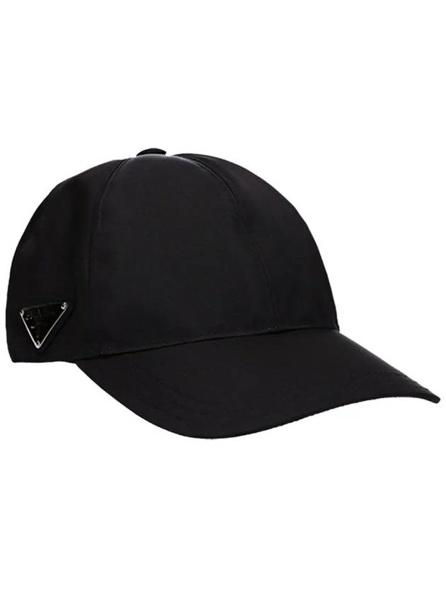 triangle logo re-nylon ball cap black - PRADA - BALAAN 2