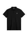 Men's Duff Regular Polo Shirt Black - J.LINDEBERG - BALAAN 2