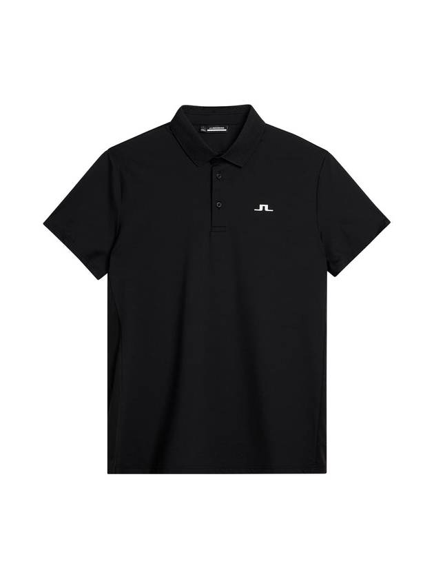 Men's Duff Regular Polo Shirt Black - J.LINDEBERG - BALAAN 2