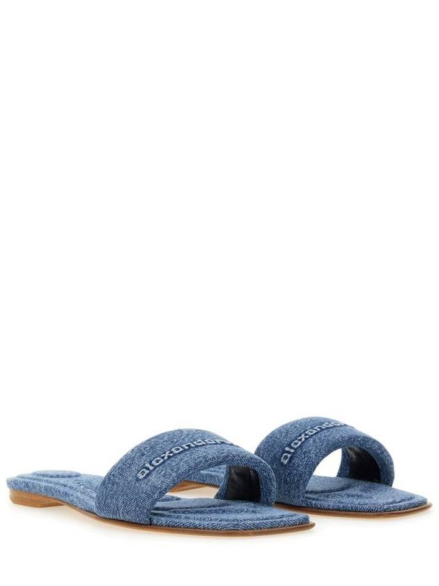 Alexander Wang Denim "Vy" Slipper - ALEXANDER WANG - BALAAN 3