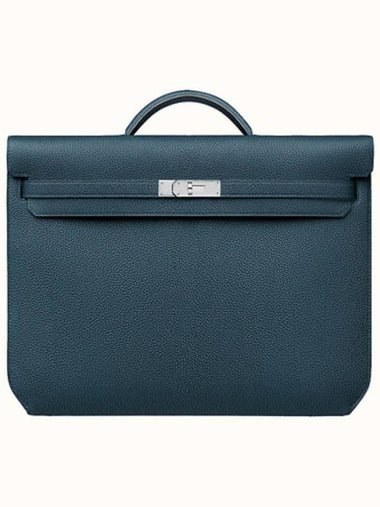 Kelly Depeches 36 Briefcase Navy - HERMES - BALAAN 1