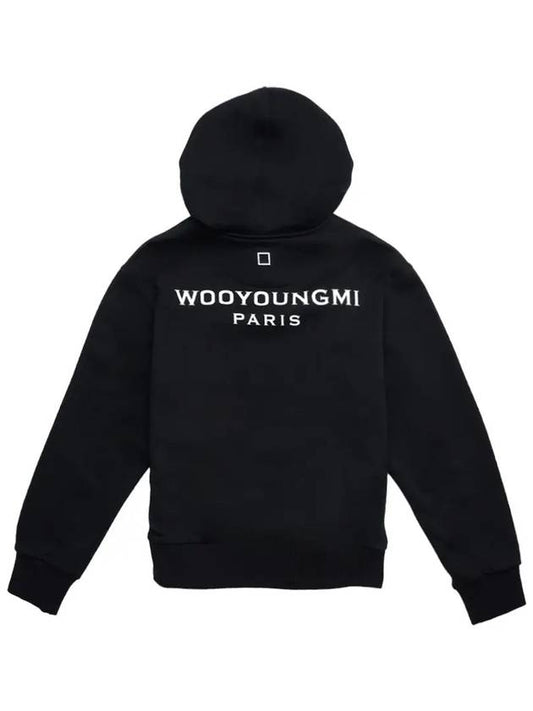 Backlogo sweatshirt hoodie black women s 194273 - WOOYOUNGMI - BALAAN 2