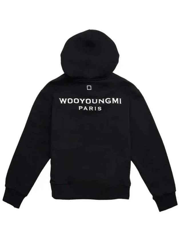 Women's Back Logo Hoodie Black - WOOYOUNGMI - BALAAN 2