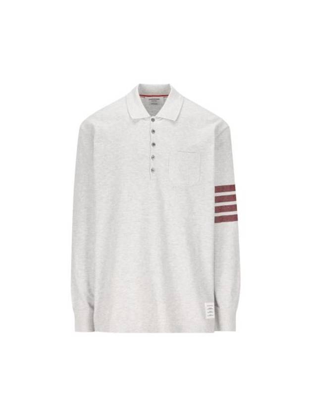 4 bar pocket PK shirt gray - THOM BROWNE - BALAAN 1