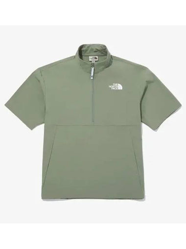 The North Face NT7KQ02L White Label Ice Run EX Half Zip Short Sleeve T Shirt - THE NORTH FACE - BALAAN 1